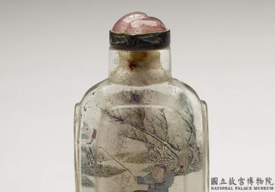 图片[2]-Glass inside-painted snuff bottle with fishing and herding scenes, Zhou Leyuan, Qing dynasty, 1885-China Archive